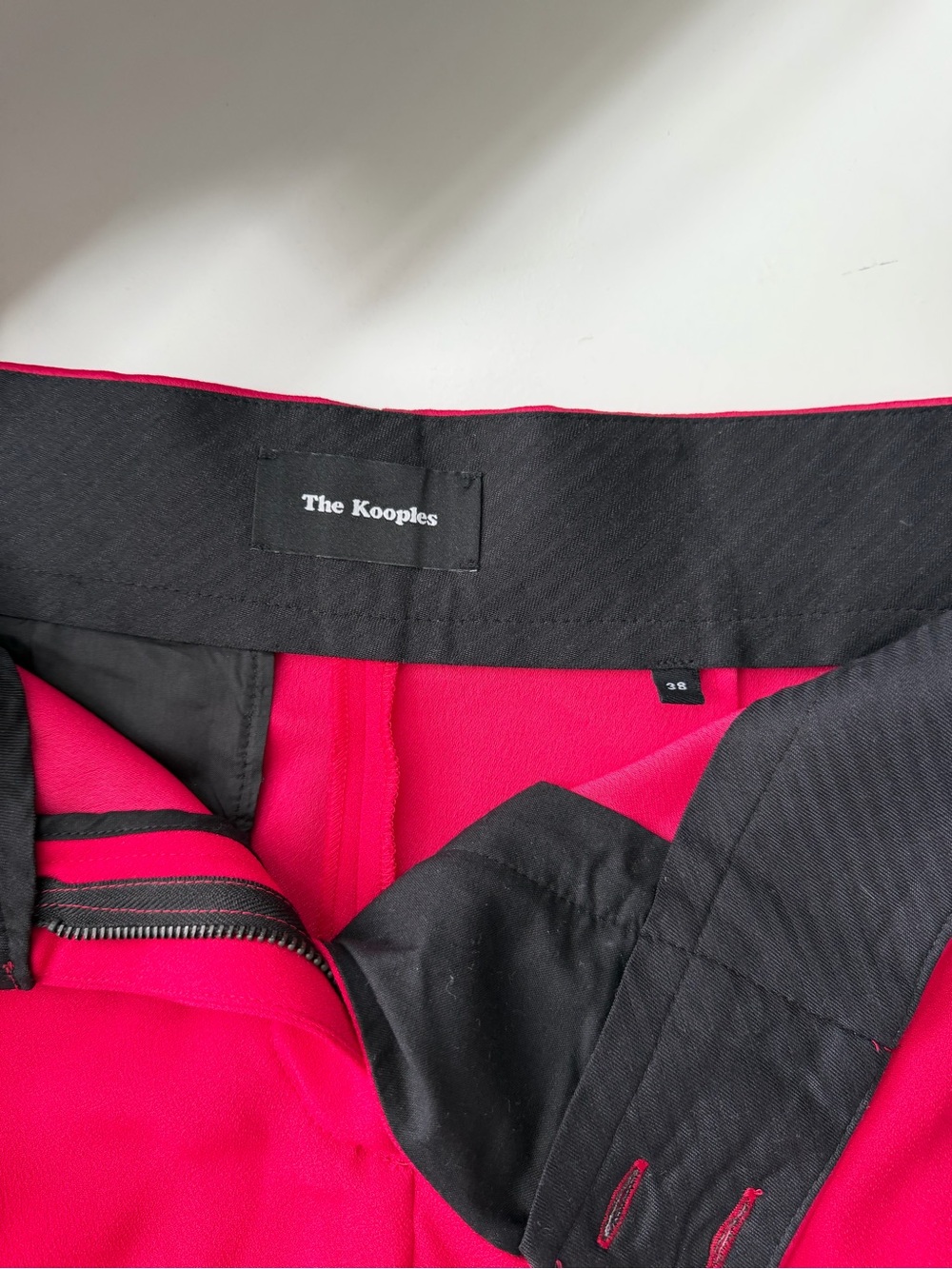 The Kooples Black and Hot Pink Women’s Shorts